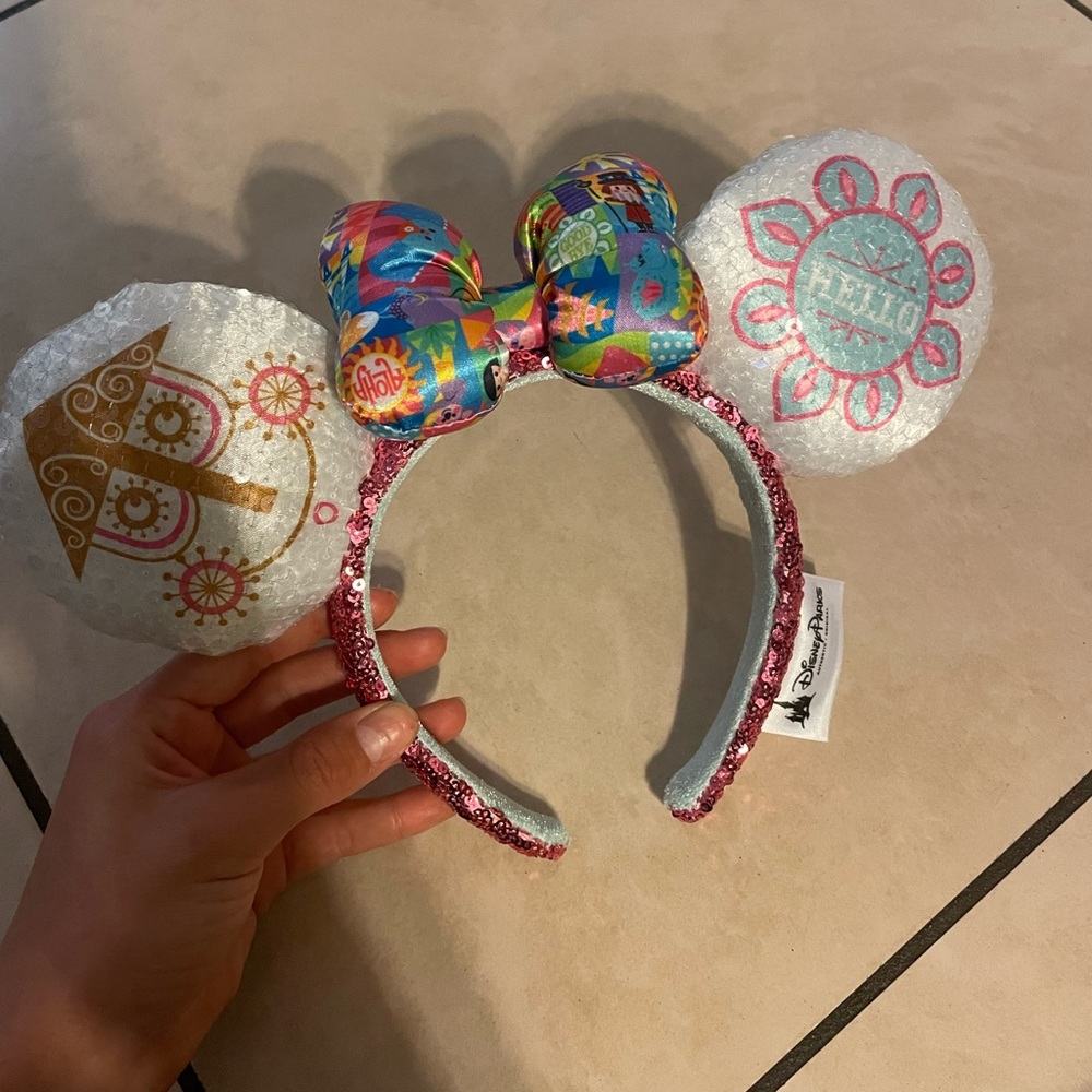 Disney Mickey ears themed “It’s a small world”